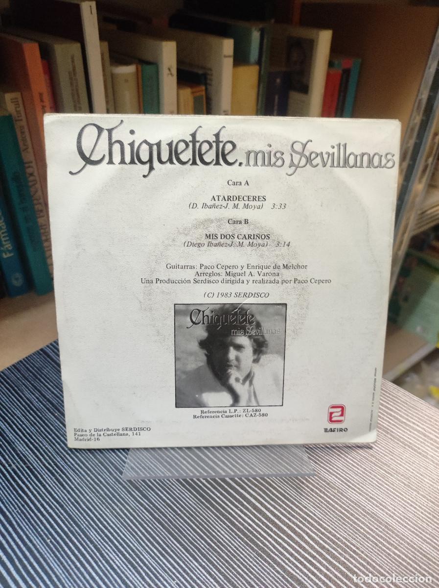 Discos de vinilo: Chiquetete &ndash; Mis Sevillanas / Atardeceres - Foto 2