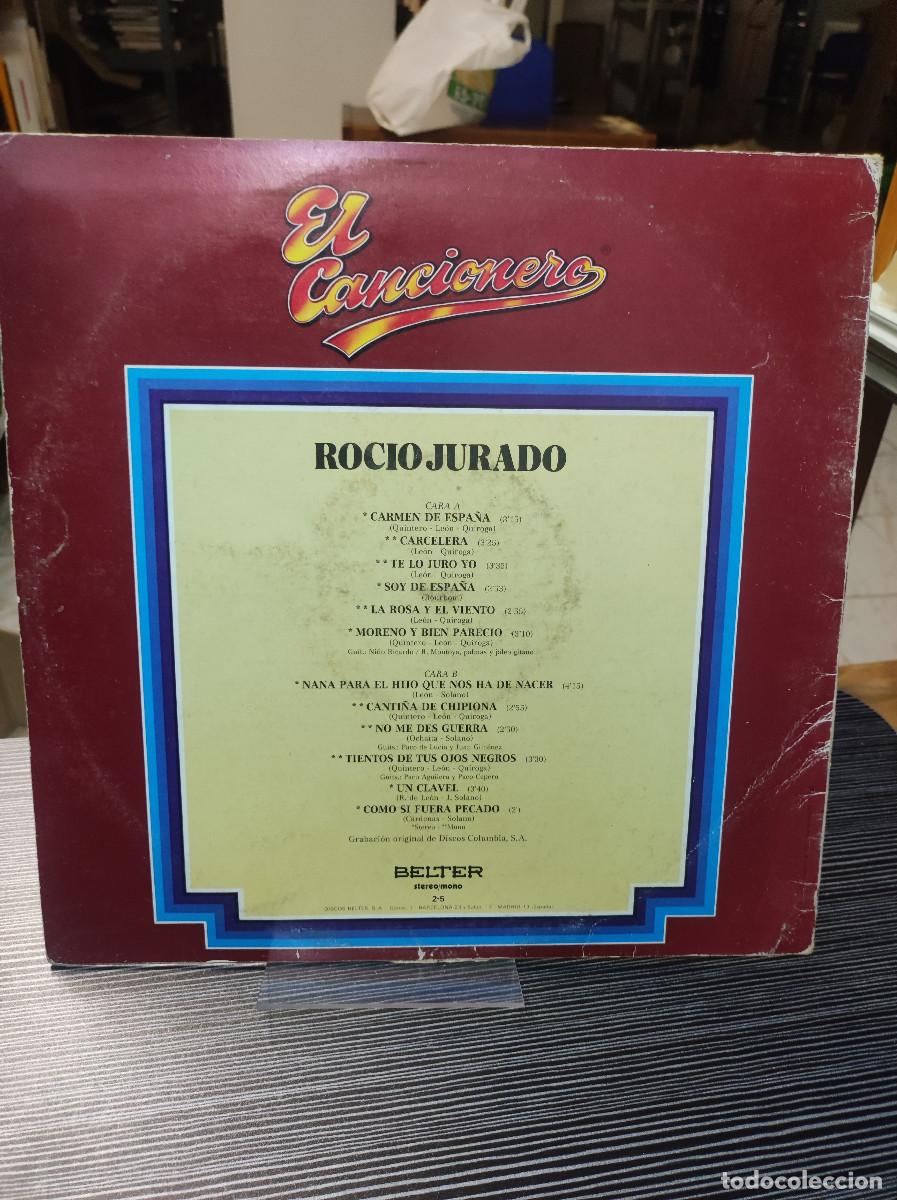 Discos de vinilo: Rocio Jurado &ndash; El Cancionero - Foto 2