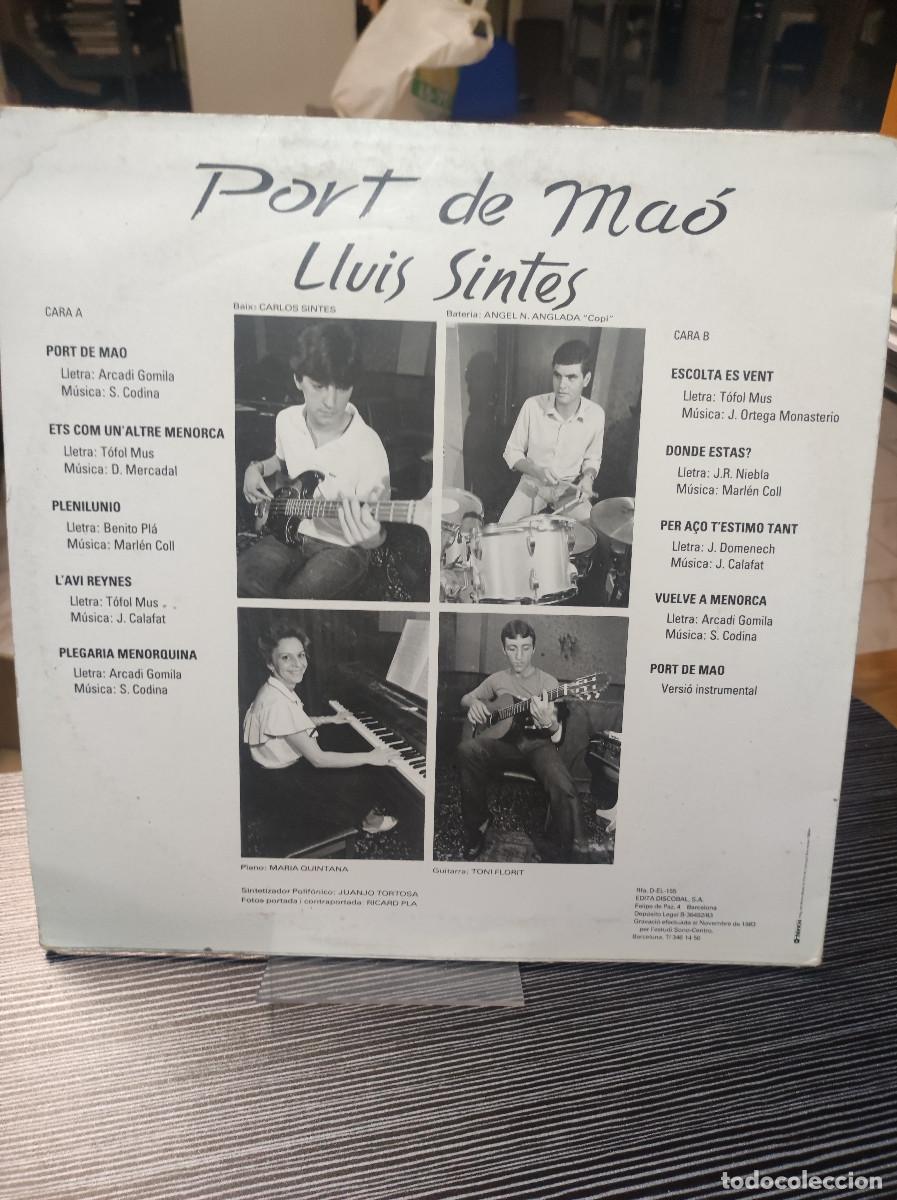 Discos de vinilo: Lluis Sintes &ndash; Port De Ma&oacute; - Foto 2