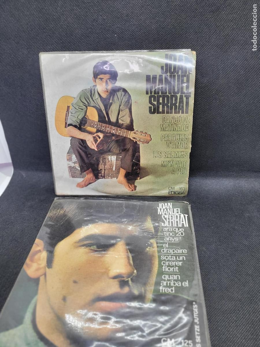 Discos de vinilo: VINILO SINGLE O EP EN CATAL&Agrave; JOAN MANUEL SERRAT - Foto 1
