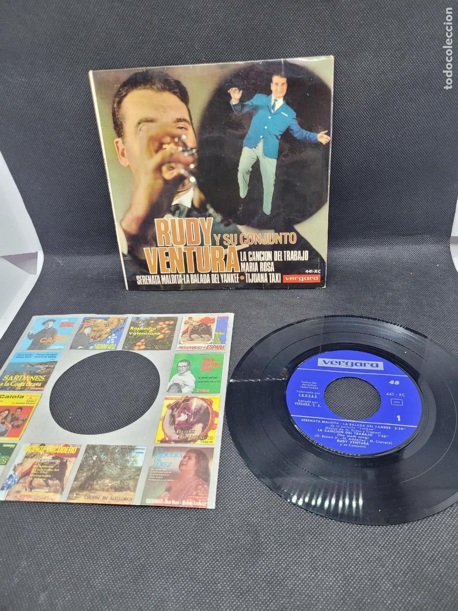 Discos de vinilo: VINILO SINGLE O EP RUDY VENTURA - Foto 1