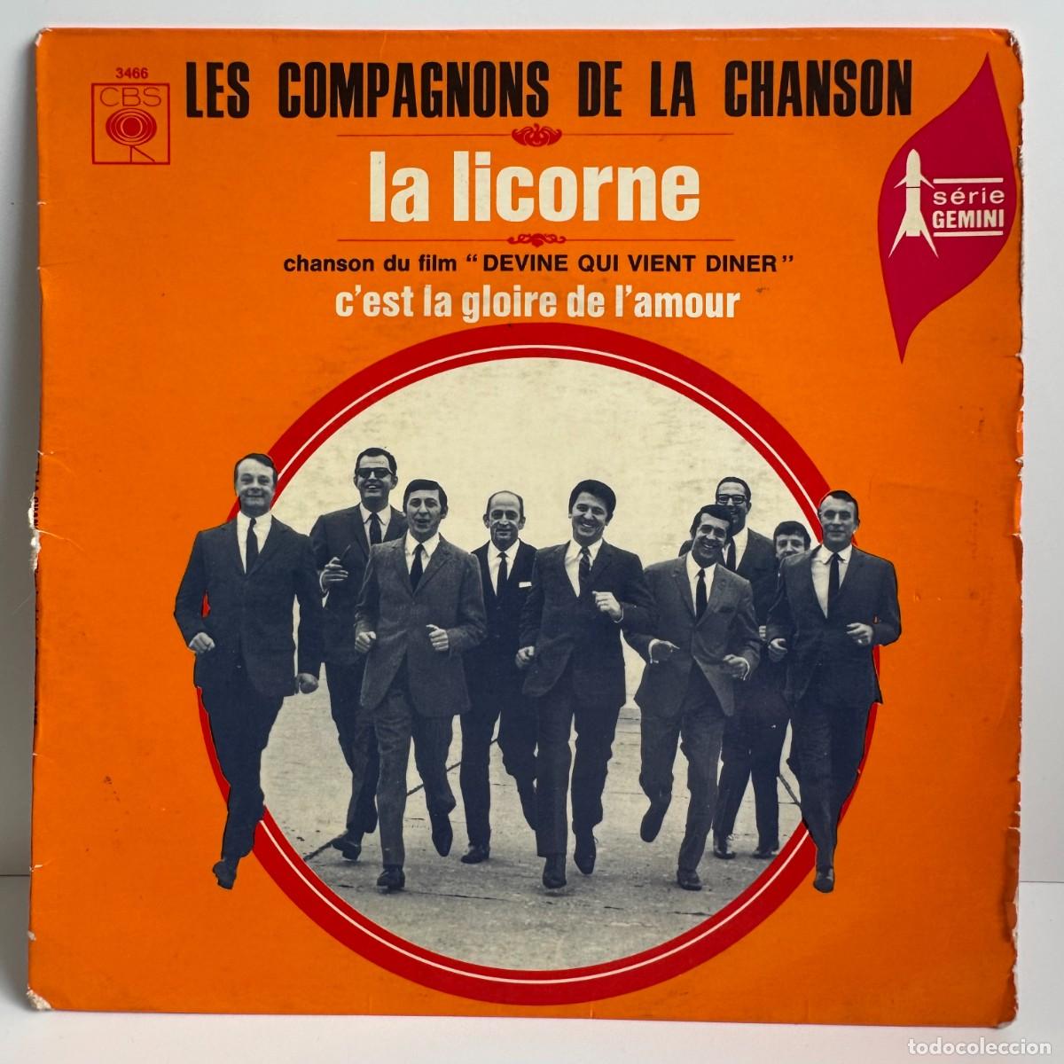 Discos de vinilo: Les Compagnons De La Chanson - La Licorne (7, Single) - Foto 1