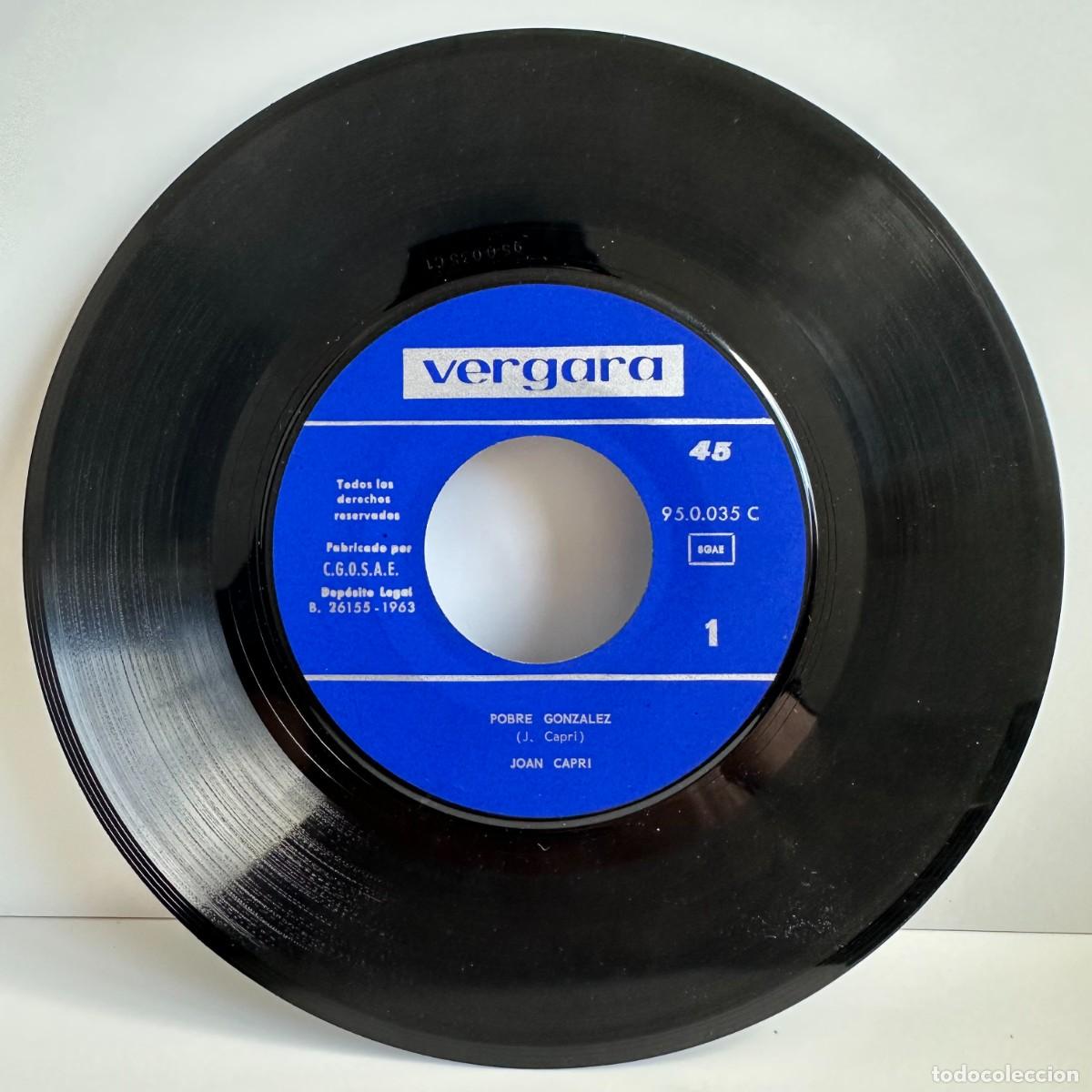 Discos de vinilo: Capri - El Descontent / Pobre Gonzalez! (7, Single) - Foto 3
