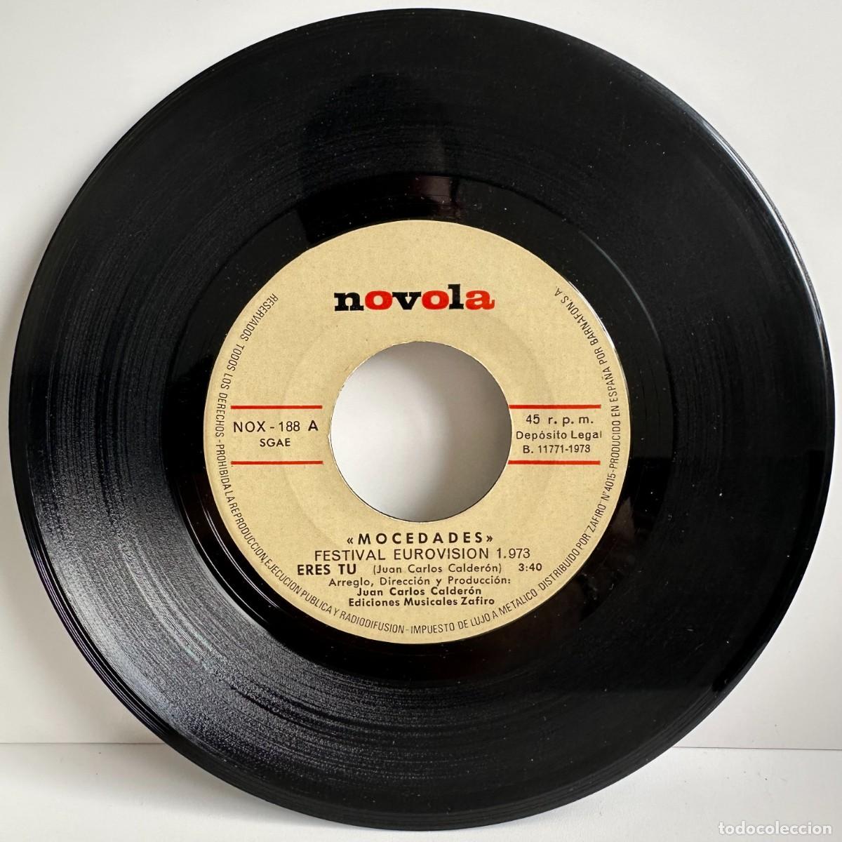 Discos de vinilo: Mocedades - Eres T&uacute; (7) - Foto 3