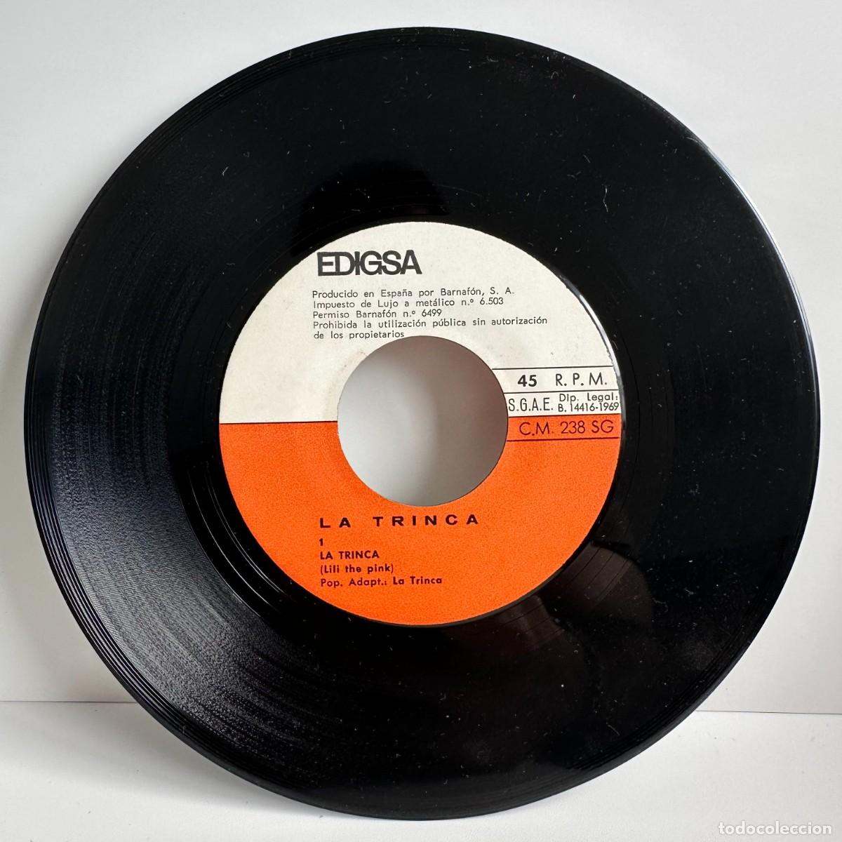 Discos de vinilo: La Trinca - La Trinca / Quin Nas! (7, Single) - Foto 3