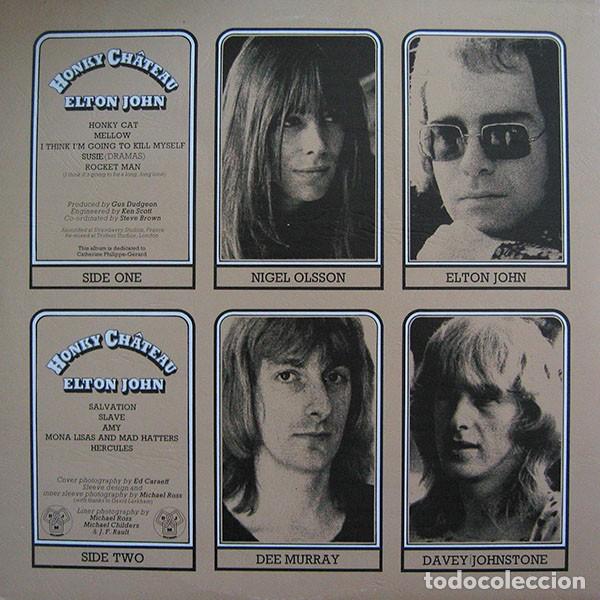 Discos de vinilo: vinilo Elton John &lrm;&ndash; Honky Ch&acirc;teau UK - Foto 2