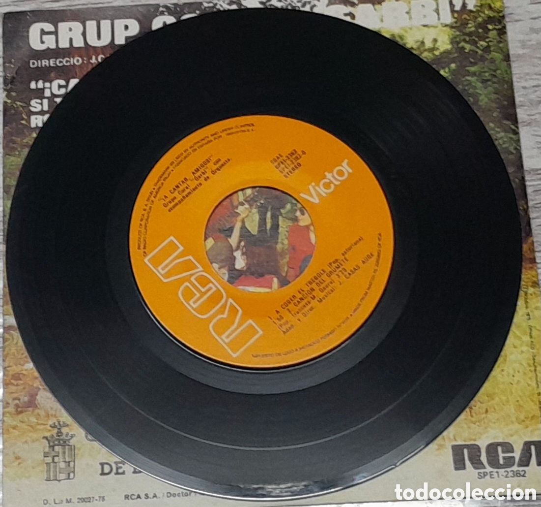 Discos de vinilo: GRUP CORAL GARBI - RCA 1975 - Foto 3