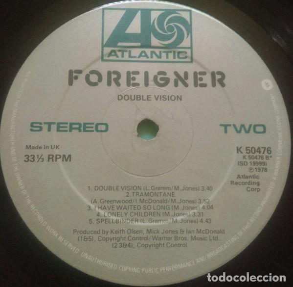 Discos de vinilo: vinilo Foreigner &lrm;&ndash; Double Vision UK 1978 - Foto 4
