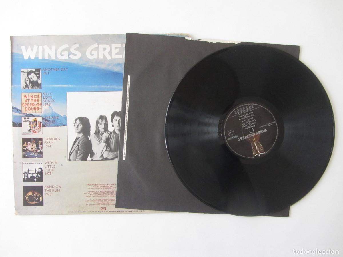Discos de vinilo: LP WINGS GREATEST. 1978. SPAIN - Foto 2