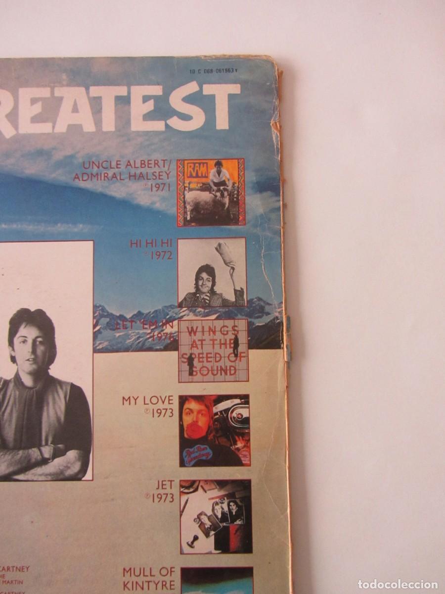 Discos de vinilo: LP WINGS GREATEST. 1978. SPAIN - Foto 4