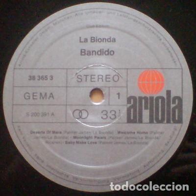 Discos de vinilo: vinilo La Bionda &lrm;&ndash; Bandido GERMANY 1979 - Foto 5