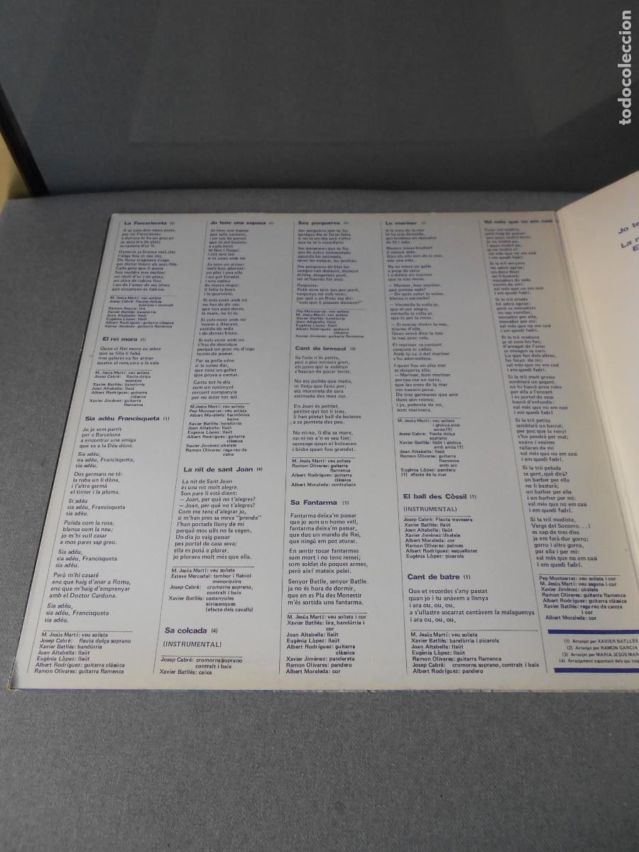 Discos de vinilo: DISCO LP. MARIA JESUS MARTI - Foto 3