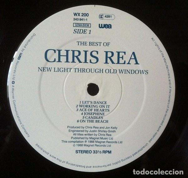 Discos de vinilo: vinilo Chris Rea &lrm;&ndash; New Light Through Old Windows GERMANY 1988 - Foto 4