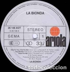 Discos de vinilo: vinilo La Bionda &lrm;&ndash; La Bionda GERMANY 1978 - Foto 5