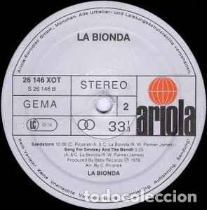 Discos de vinilo: vinilo La Bionda &lrm;&ndash; La Bionda GERMANY 1978 - Foto 6