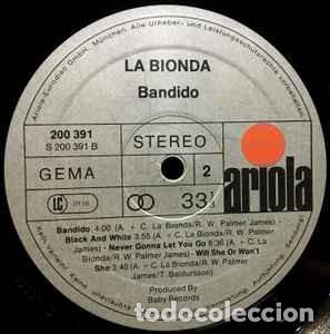 Discos de vinilo: vinilo La Bionda &lrm;&ndash; Bandido GERMANY 1979 - Foto 5