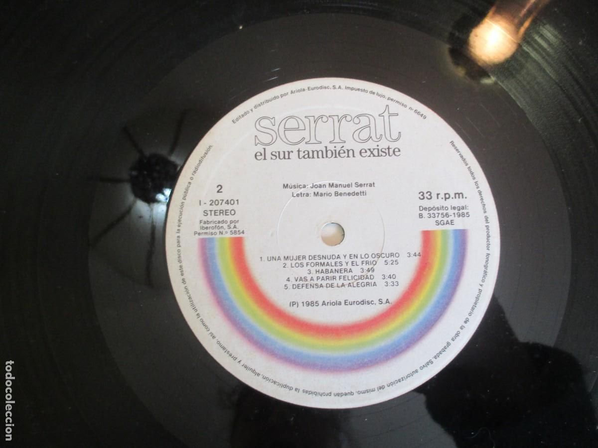 Discos de vinilo: SERRAT El sur tambi&eacute;n existe Z252 - Foto 3