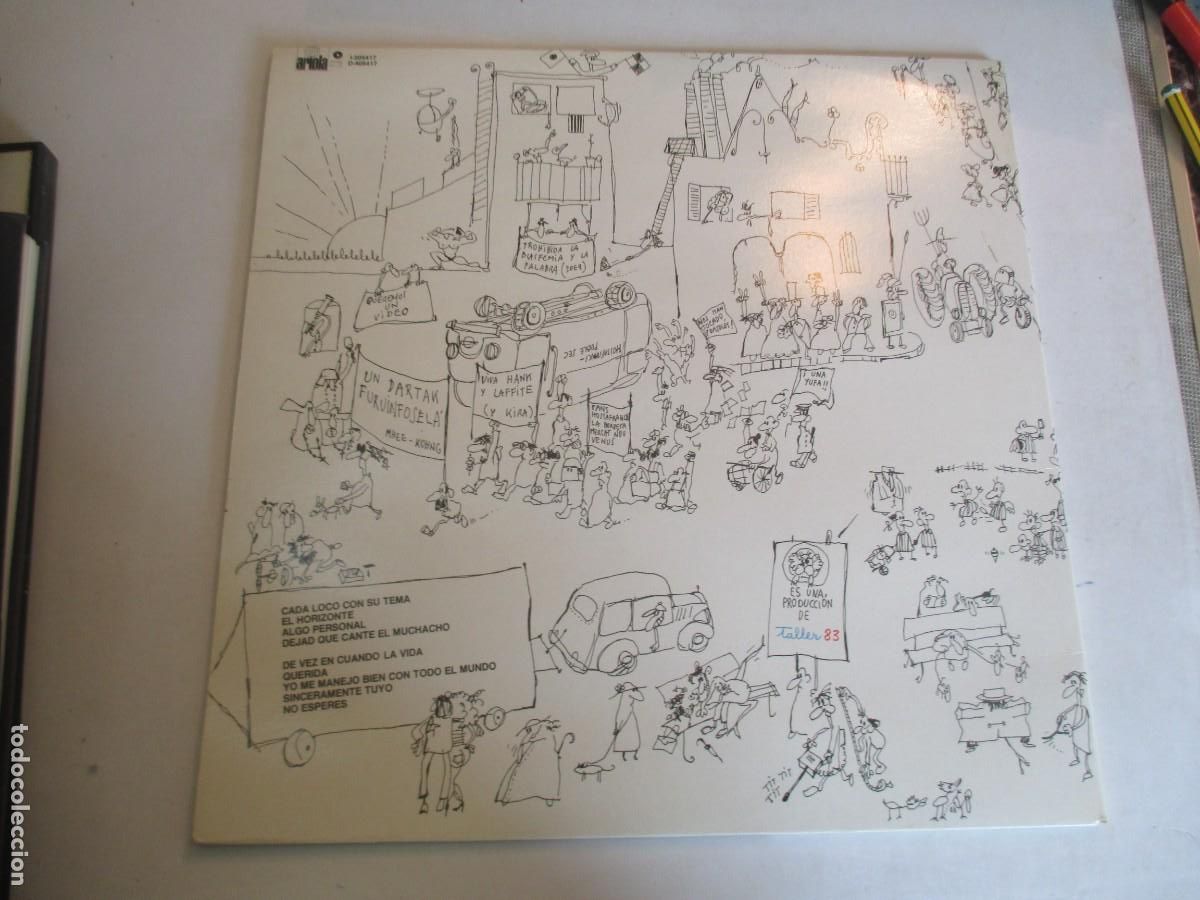 Discos de vinilo: SERRAT Cada loco con su tema Z261 - Foto 2