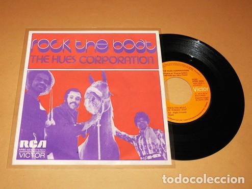 Discos de vinilo: THE HUES CORPORATION - ROCK THE BOAT - SINGLE - 1974 - N&ordm;1 USA EN MUSICA DISCO