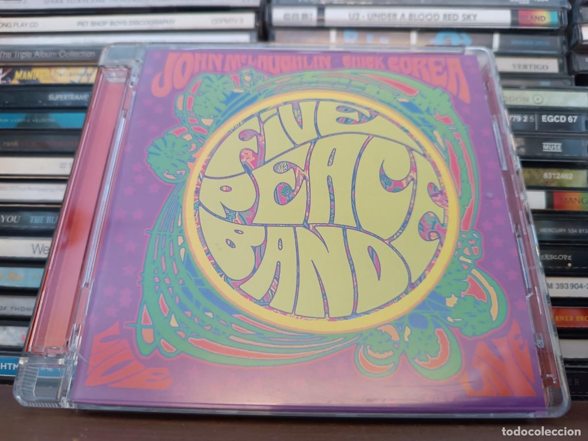 Discos de vinilo: Chick Corea John McLaughlin &lrm;&ndash; Five Peace Band Live-CD - Foto 1