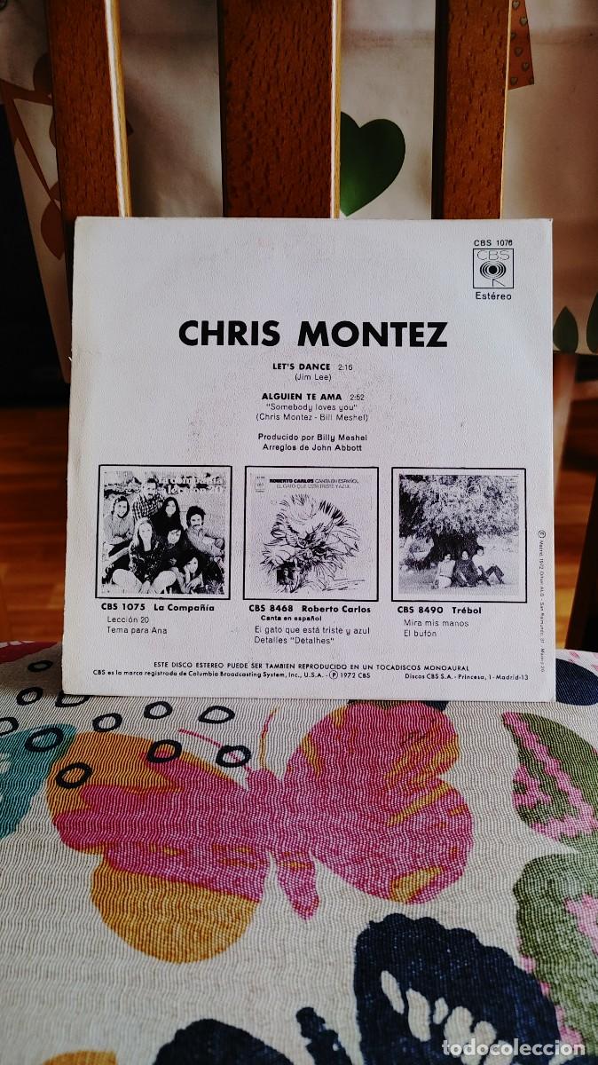 Discos de vinilo: CHRIS MONTEZ-SINGLE LET&acute;S DANCE - Foto 2