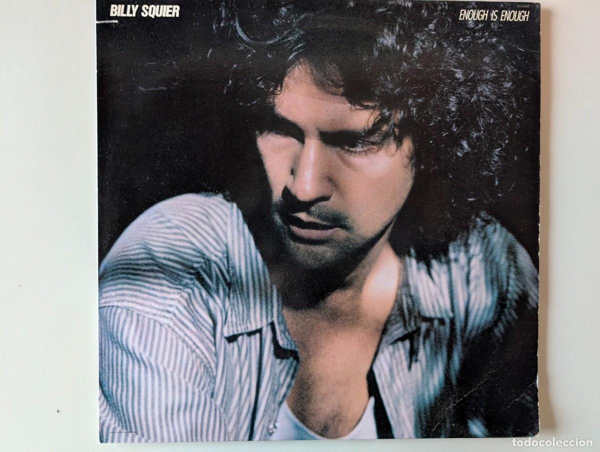 Discos de vinilo: L867 BILLY SQUIER - ENOUGH IS ENOUGH - A&Ntilde;O 1986 LP VINILO - Foto 1