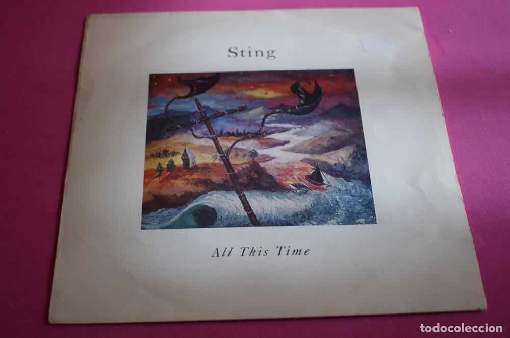 Discos de vinilo: Sting &ndash; All This Time - SINGLE 1990 - Foto 1