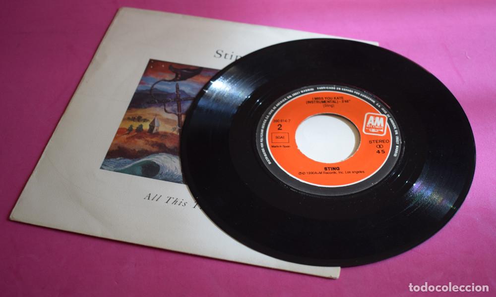 Discos de vinilo: Sting &ndash; All This Time - SINGLE 1990 - Foto 4