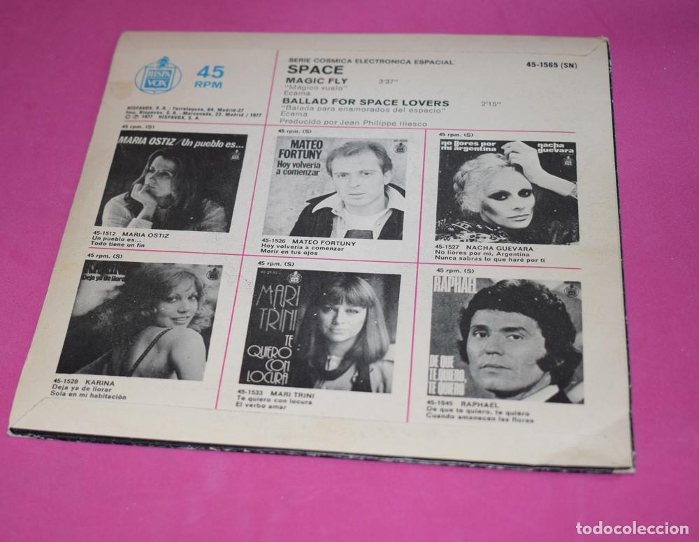 Discos de vinilo: SPACE - MAGIC FLY - SINGLE 1977 - Foto 4