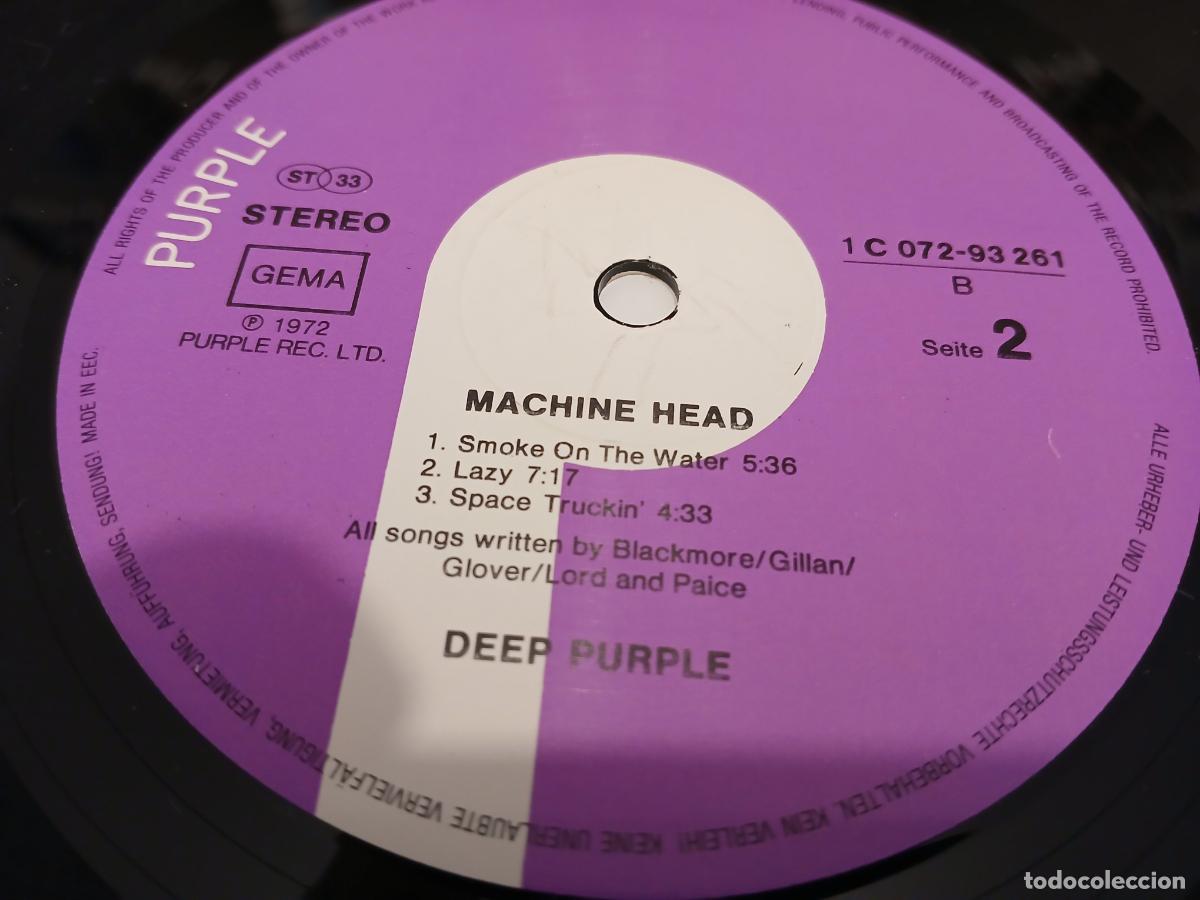 Discos de vinilo: DEEP PURPLE -MACHINE HEAD- LP DISCO VINILO - Foto 10