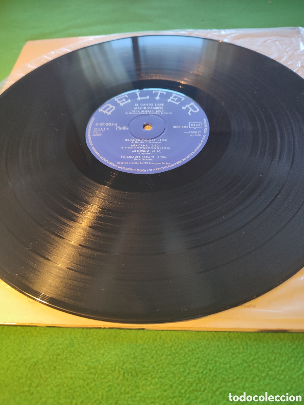 Discos de vinilo: Machucambos - El canto libre ed 1979 - Foto 3