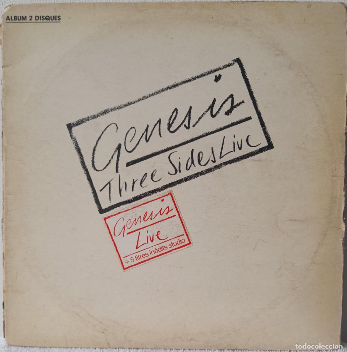 Discos de vinilo: ROCK-G&eacute;nesis. Three Sides Live. A&ntilde;o 1982 - Foto 1