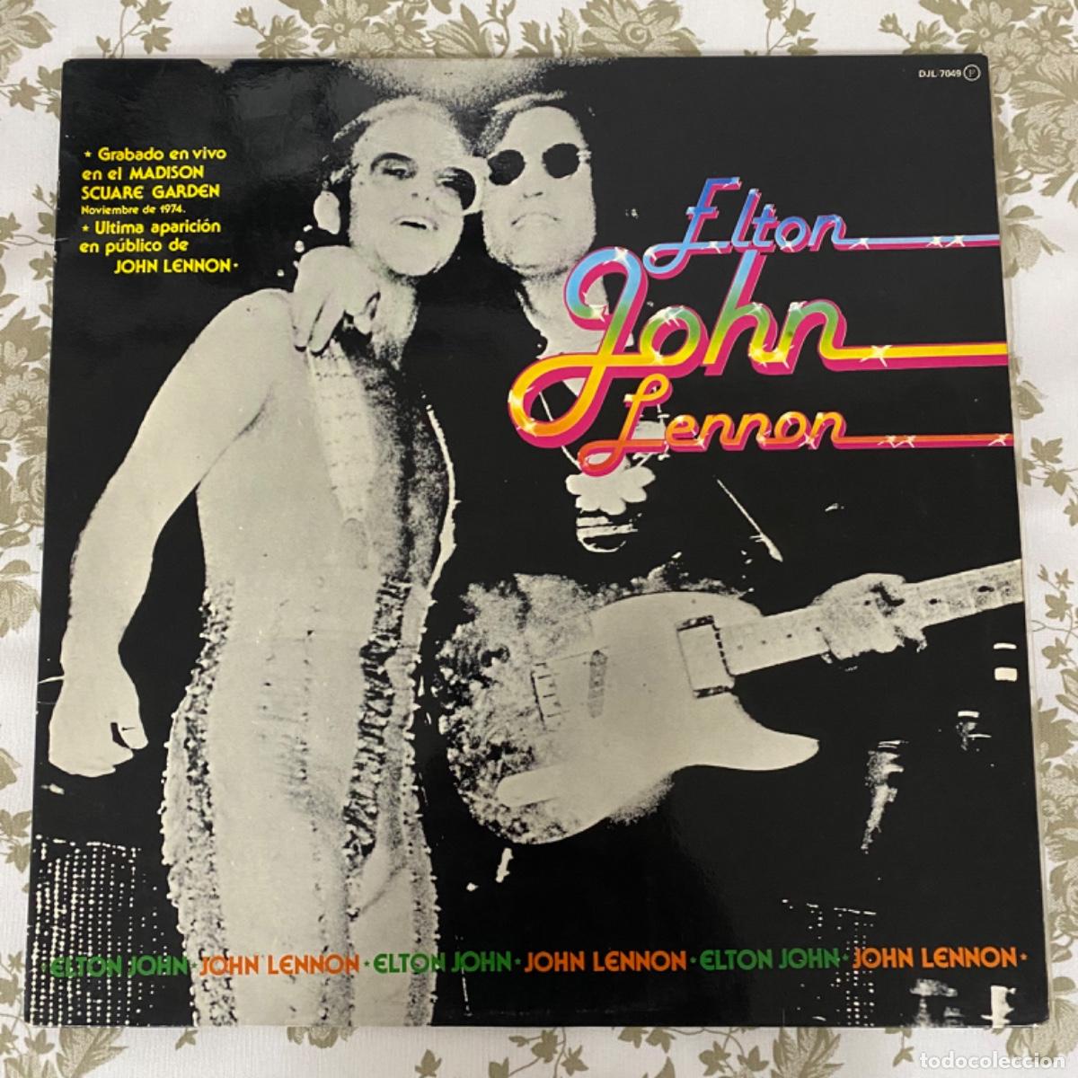 Discos de vinilo: ELTON JOHN JOHN LENNON - Foto 1
