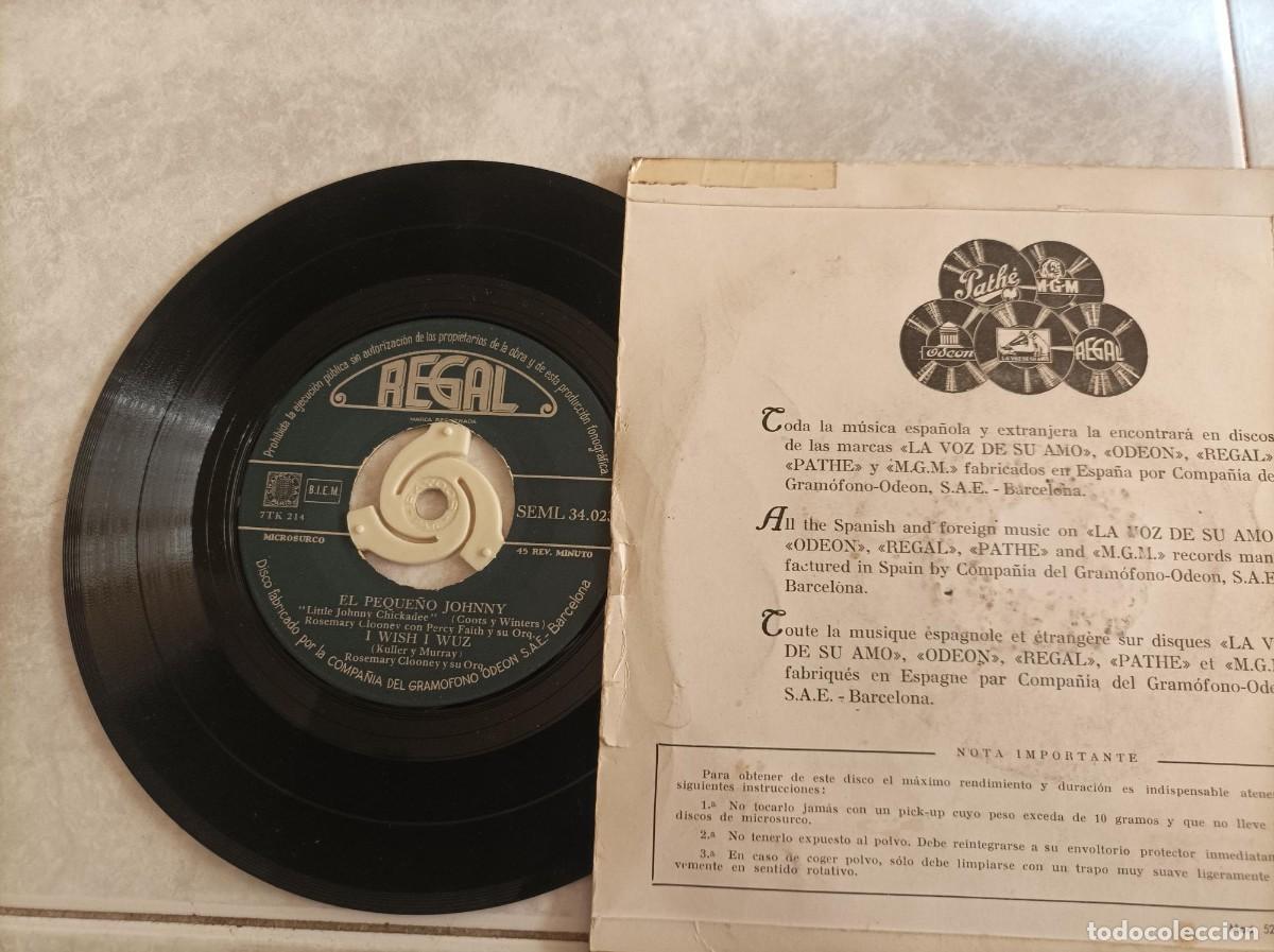 Discos de vinilo: Rosemary Clooney ep -raro- - Foto 2