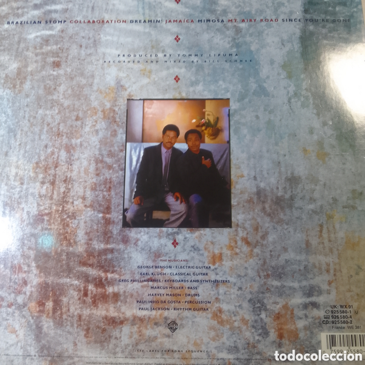 Discos de vinilo: GEORGE BENSON COLLABORATION EARL KLUGH - Foto 2