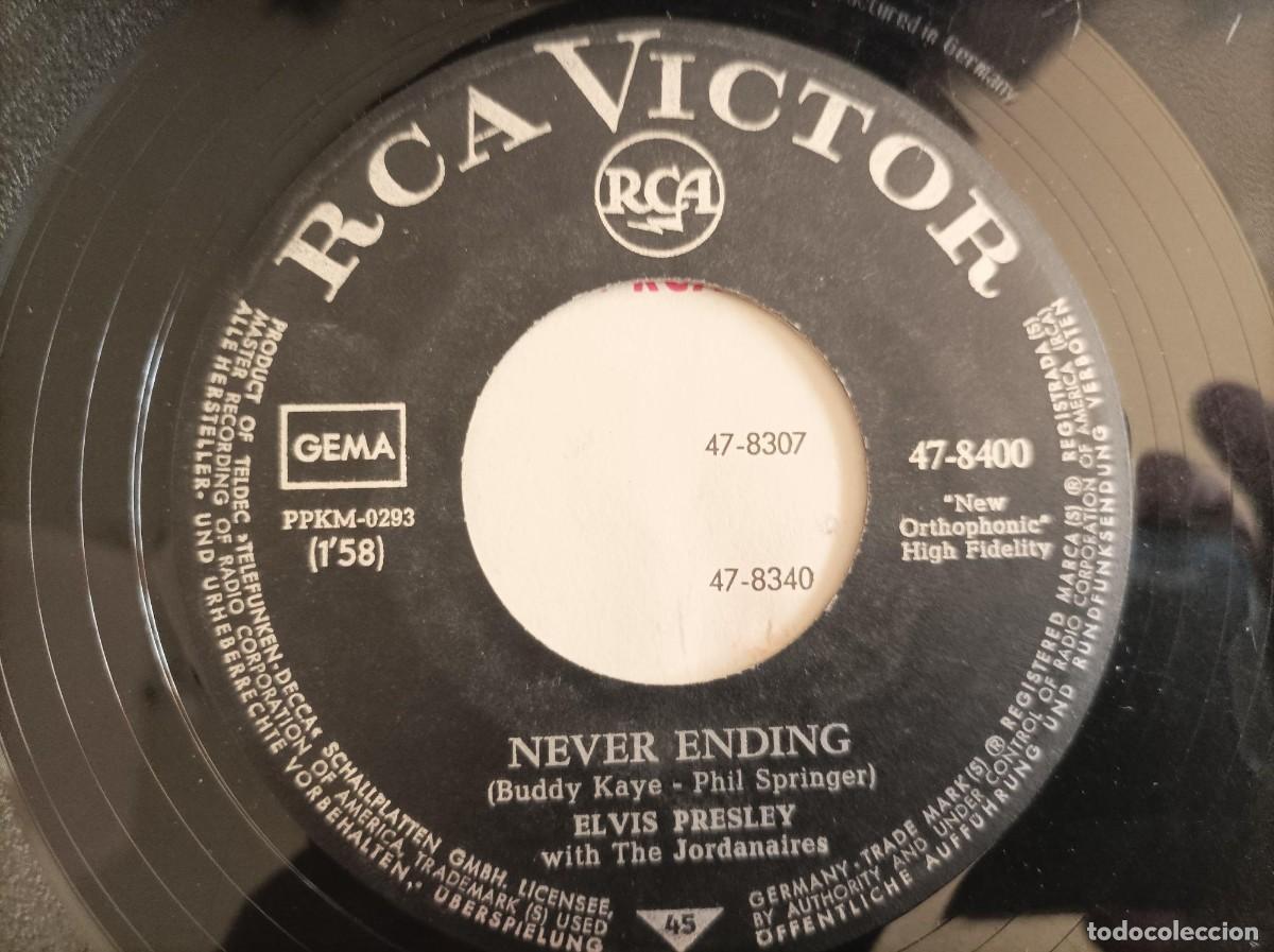 Discos de vinilo: Elvis Presley single -raro- - Foto 3