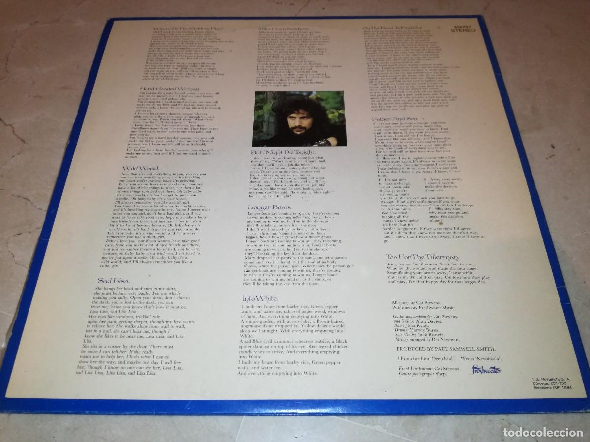 Discos de vinilo: CAT STEVENS-TEA FOR THE TILLERMAN-GATEFOLD-EDICI&Oacute;N ESPA&Ntilde;OLA - Foto 2