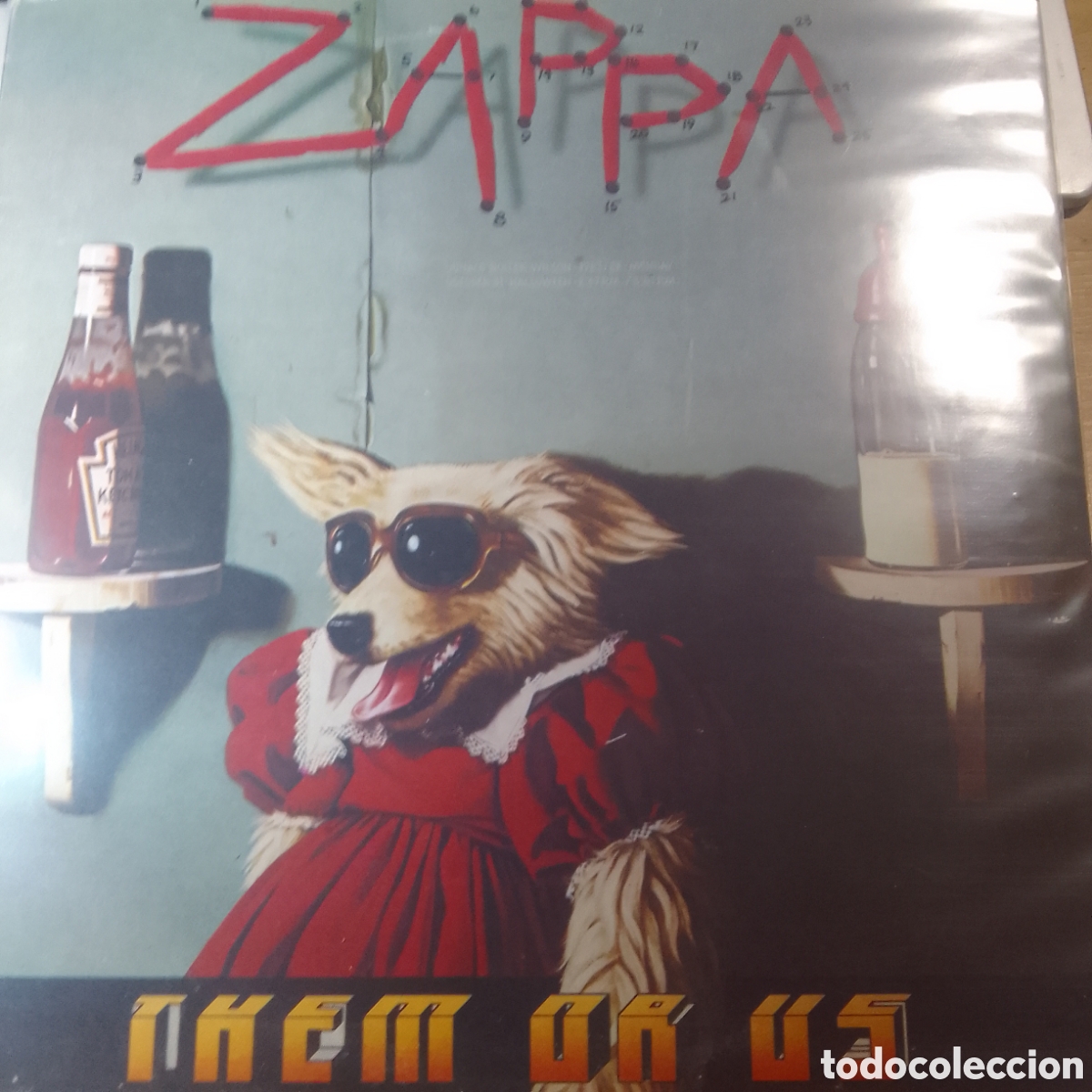 Discos de vinilo: FRANK ZAPPA THEM OR US DOBLE LP - Foto 1