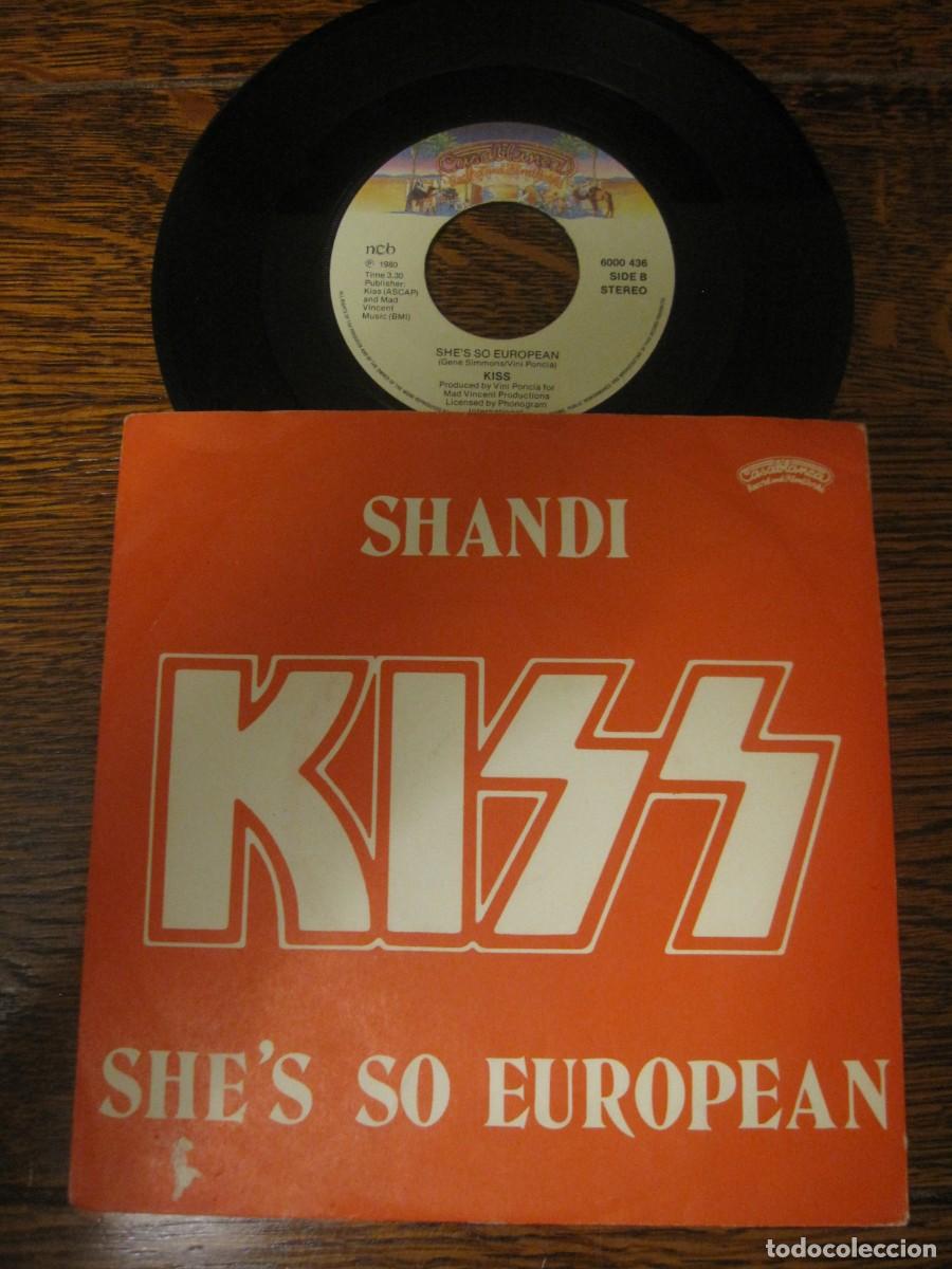 Discos de vinilo: KISS &rdquo;Shandi&rdquo; 1980 . - Foto 1