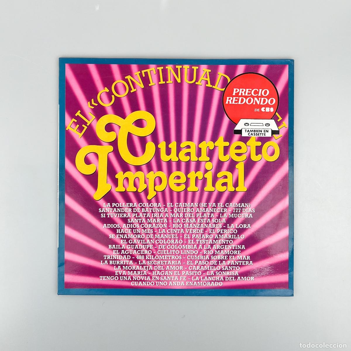 Discos de vinilo: LP. Cuarteto Imperial. El Continuado Del Cuarteto Imperial (VG+/VG) - Foto 1