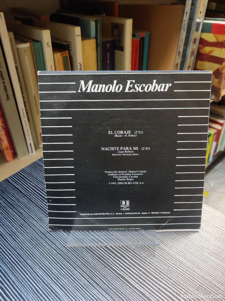 Discos de vinilo: Manolo Escobar &ndash; Coraje - Foto 4