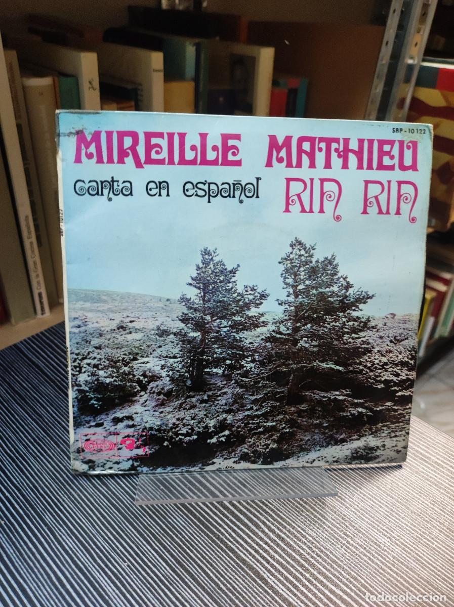 Discos de vinilo: Mireille Mathieu &ndash; Mireille Mathieu Canta En Espa&ntilde;ol, Rin Rin - Foto 1