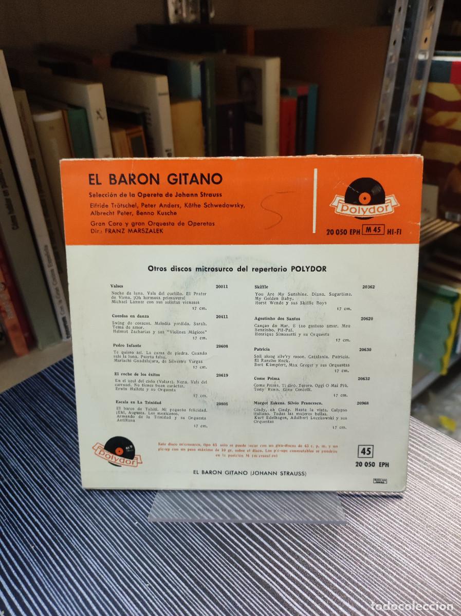 Discos de vinilo: EL BARON GITANO SELECCION DE JOHANN STRAUSS - Foto 2