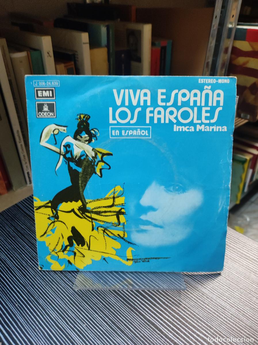Discos de vinilo: Imca Marina &ndash; Viva Espa&ntilde;a / Los Faroles (En Espa&ntilde;ol) - Foto 1