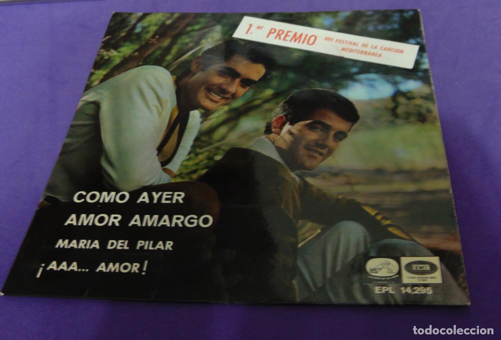 Discos de vinilo: D&Uacute;O DIN&Aacute;MICO- COMO AYER + 3 EP 1966 - - Foto 5