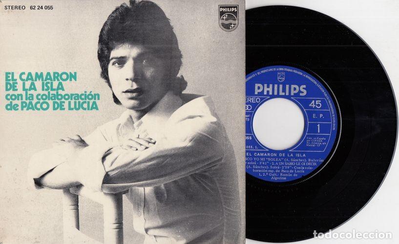 Discos de vinilo: CAMARON DE LA ISLA - BUSCO YO MI SOLEA - EP DE VINIILO - C- 41 - Foto 1