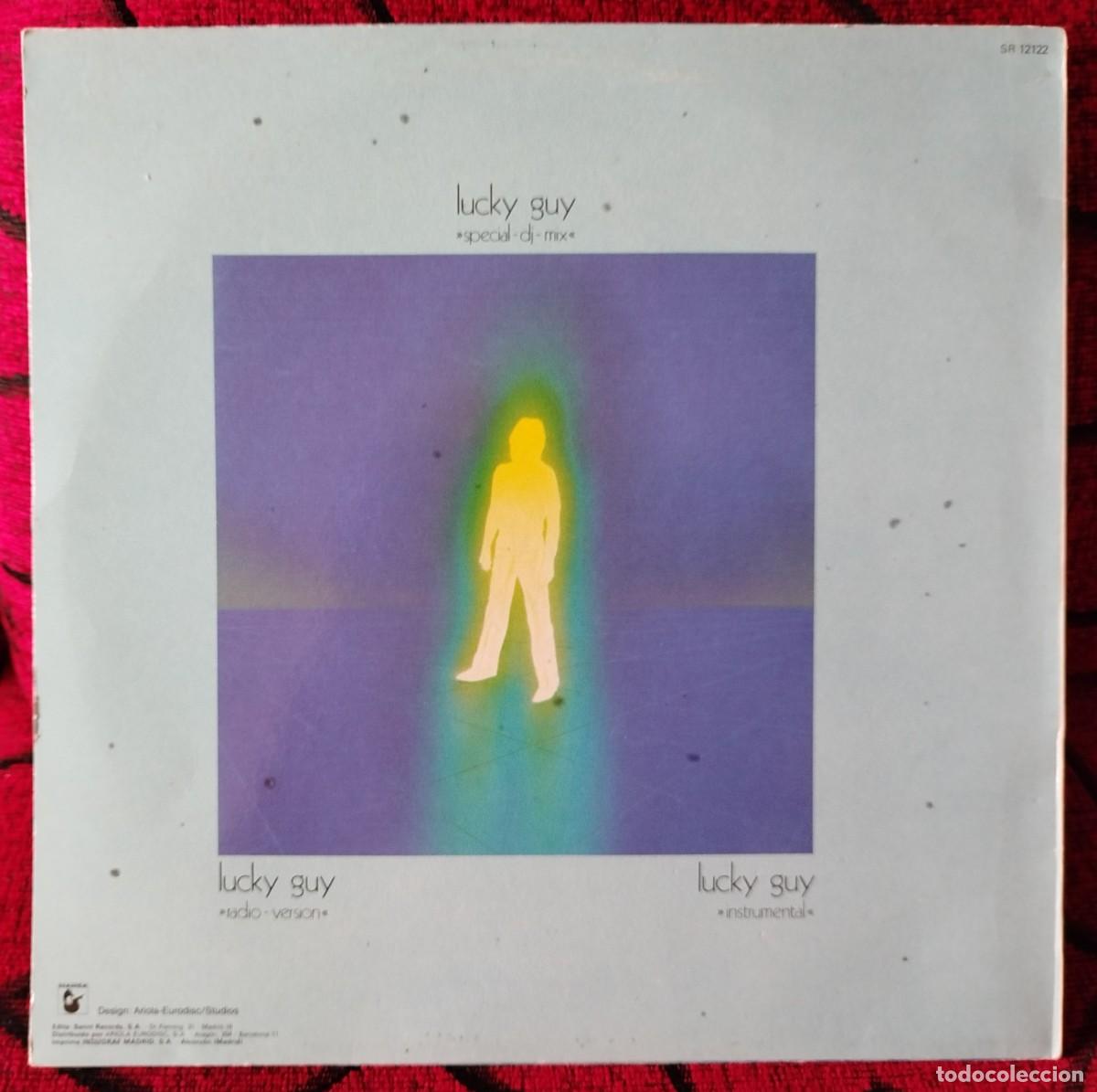 Discos de vinilo: RYAN SIMMONS ** Lucky Guy ** MAXI SINGLE VINILO 1985 - Foto 2