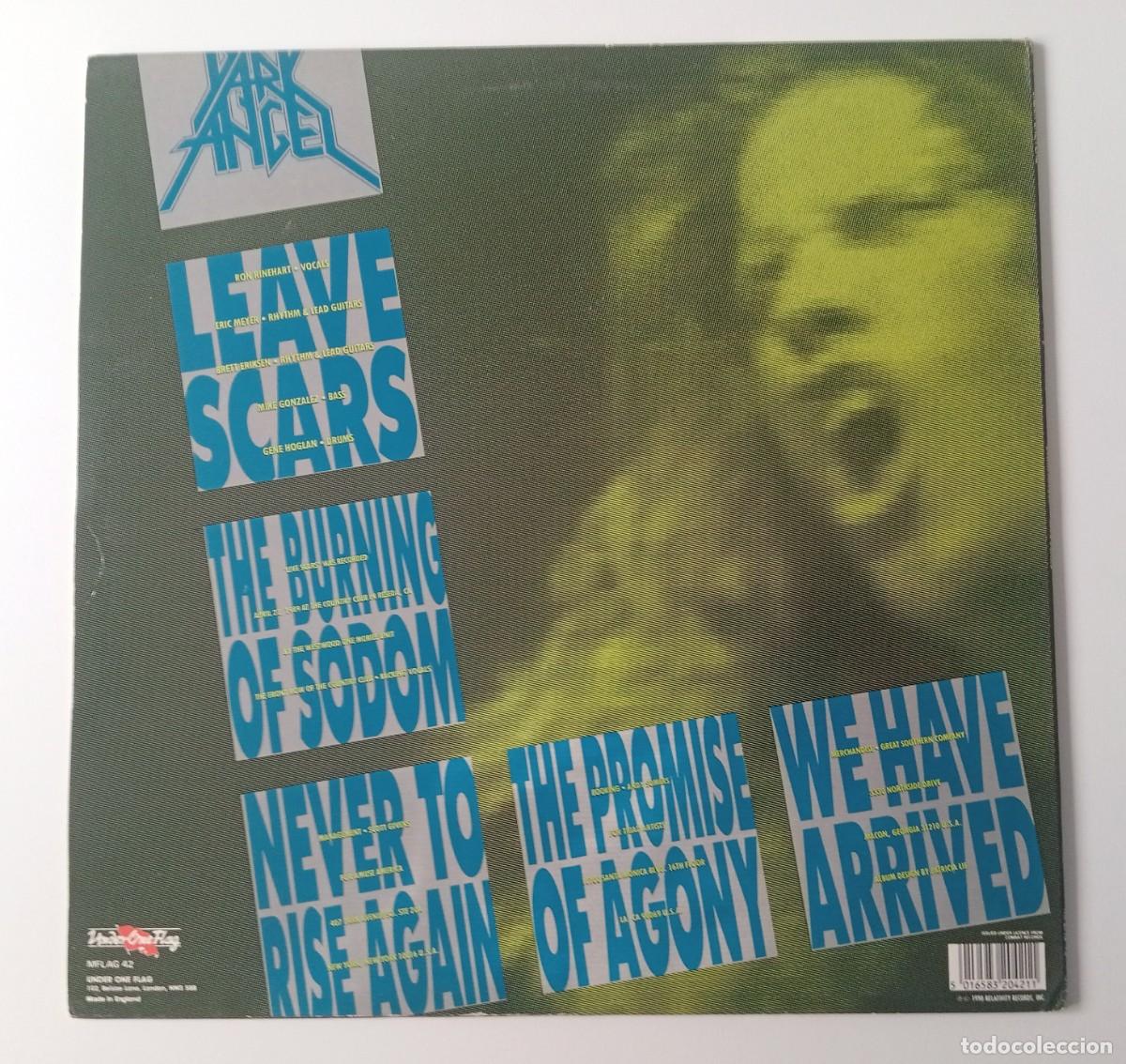 Discos de vinilo: LP DARK ANGEL - LIVE SCARS - Foto 2