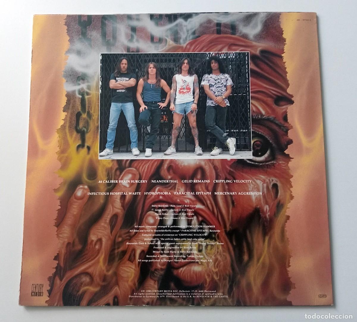 Discos de vinilo: LP DEMOLITION HAMMER - TORTURED EXISTENCE - Foto 2