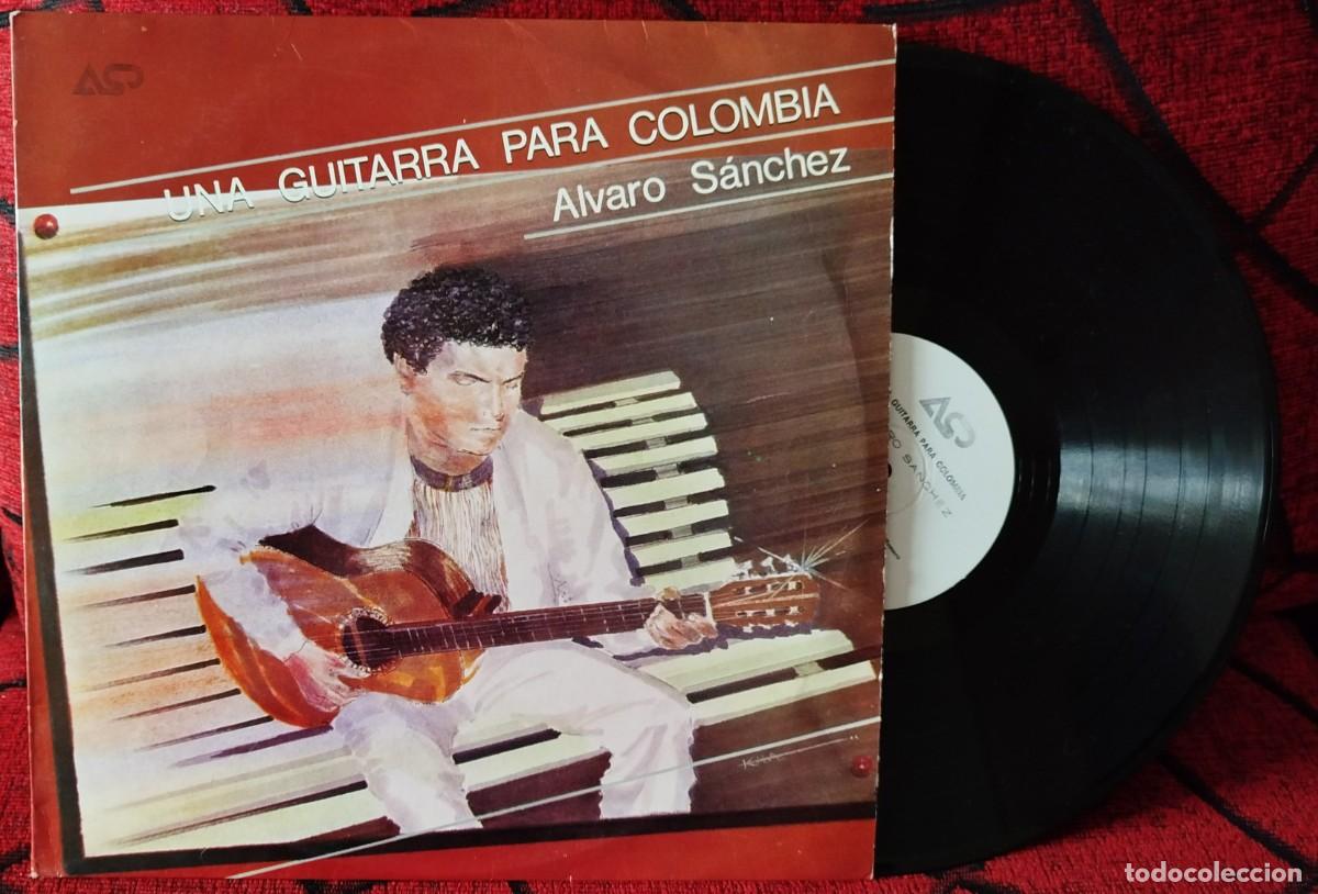 Discos de vinilo: ALVARO SANCHEZ ** Una Guitarra Para Colombia ** VINILO LP